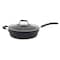 The Rock By Starfrit 12-In.  Deep Fry Pan with Lid and Bakelite Handle 030907-004-0000 - alternate 1
